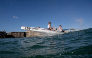 LiteRace 2X coastal rowing boat at World Championships Portugal