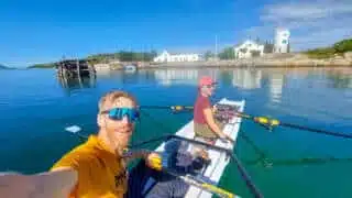 Liteboat tour rowing boat Northern Norway